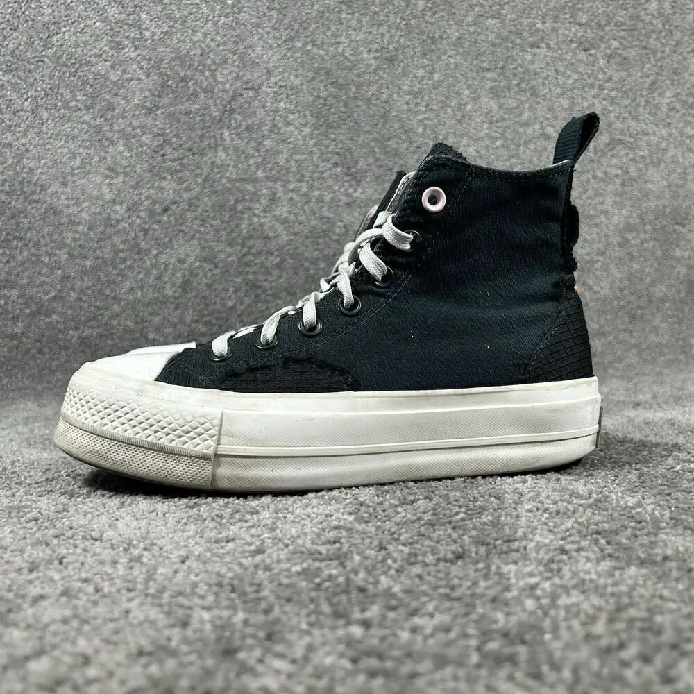 Converse CTAS Future Utility Lift 572420C Women's Size 6.5 Black Platform Shoes